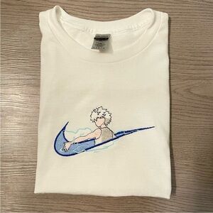 Killua Nike lightning check white shirt
